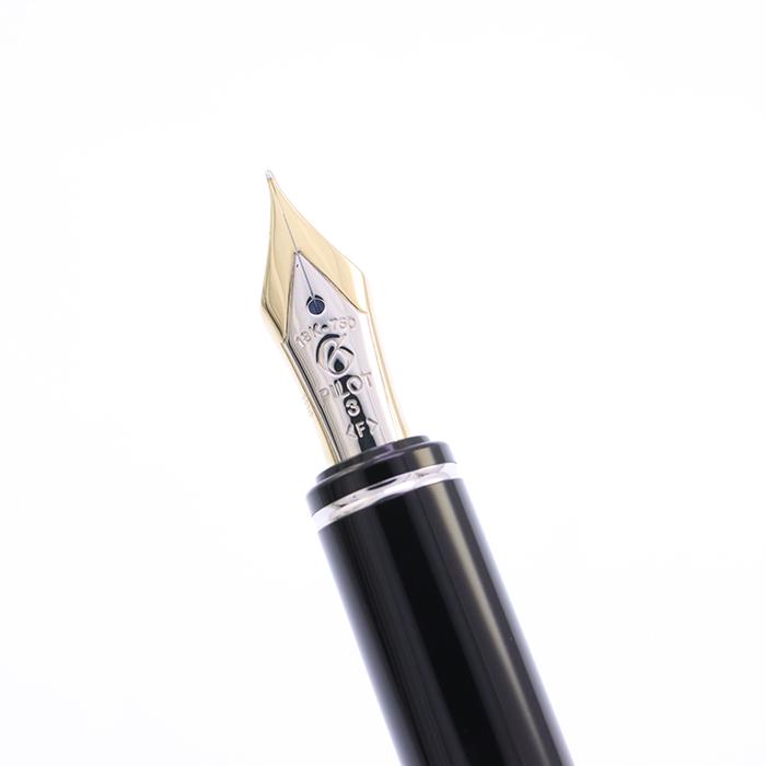 パイロット　万年筆　グランセNC  スターリングシルバー　バーリィコーン　細字 PILOT（文具） 万年筆 パイロット グランセNC スターリング