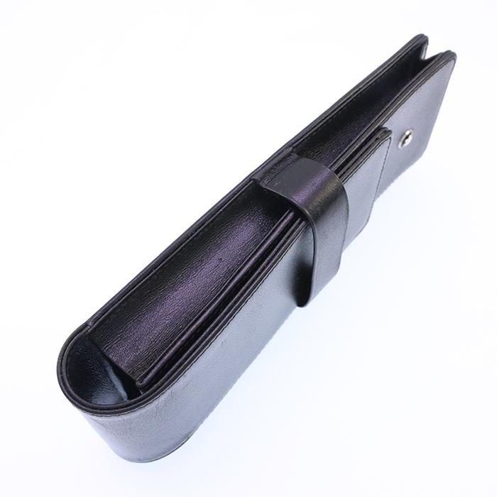 モンブランマイスターシュテュックペンポーチシエナ3本用/ブラック