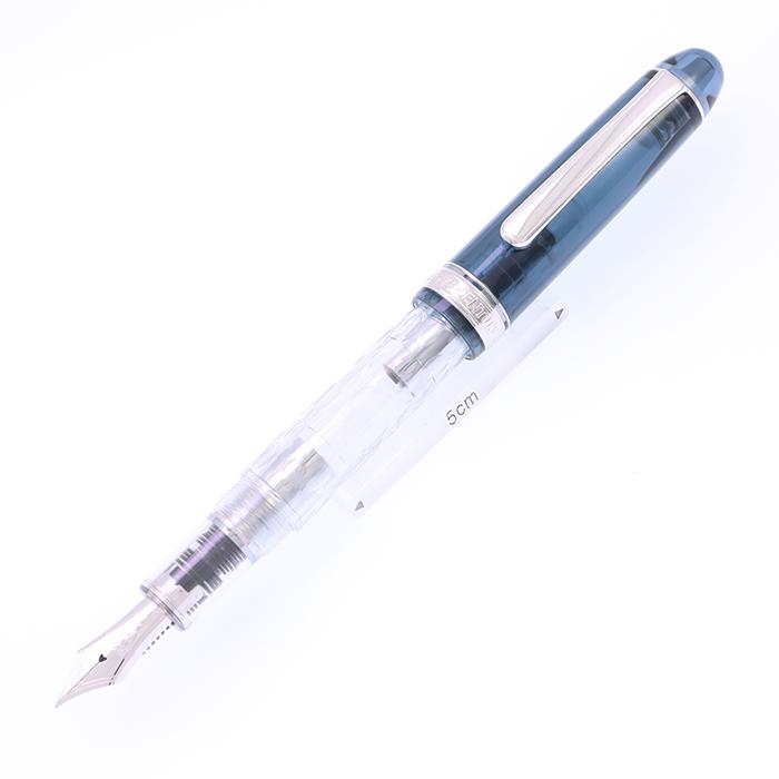 万年筆 プラチナ #3776 センチュリー 富士雲景 鱗雲 細字 中古-良上品