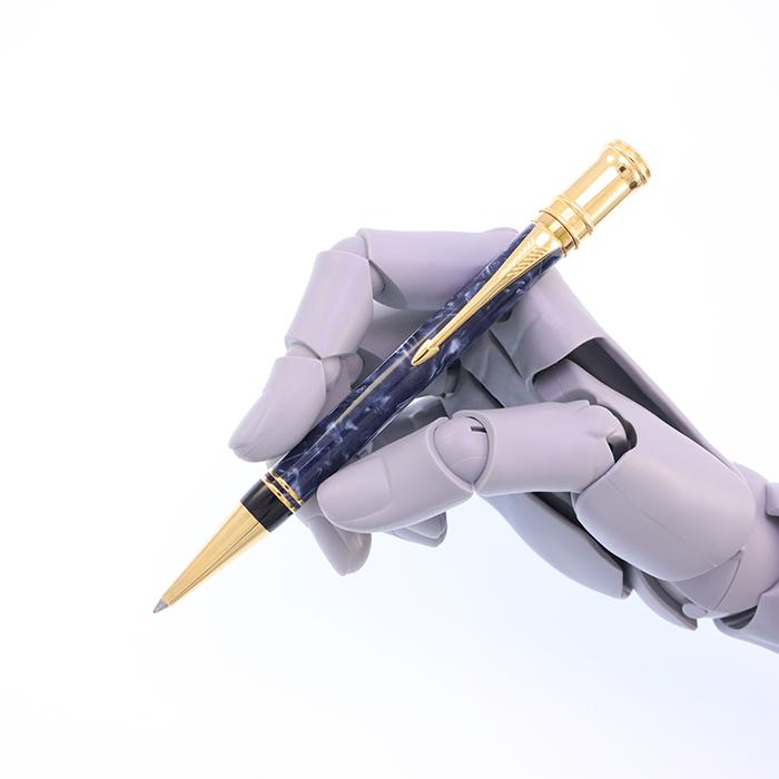 PARKER（パーカー） ボールペン デュオフォールド マーブルブルー 中古
