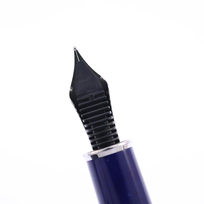 万年筆 プラチナ #3776 セルロイド ミッドナイトオーシャン 中字 中古