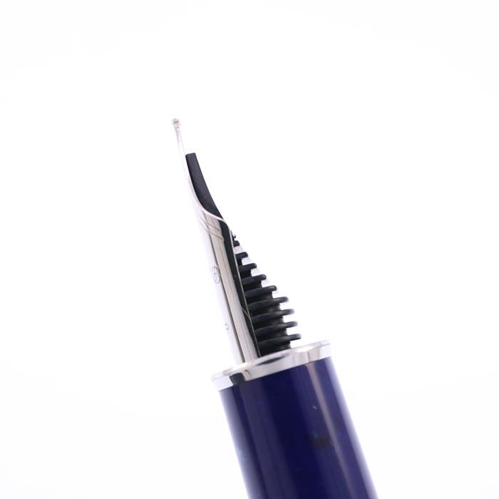 万年筆 プラチナ #3776 セルロイド ミッドナイトオーシャン 中字 中古