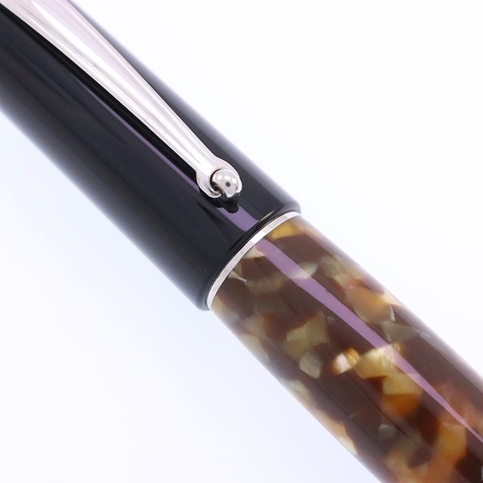 デルタ 万年筆 オールドナポリ ブラウン M 中古-並品 SAS対象