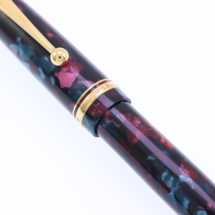 PILOT（パイロット） 万年筆 カスタム レガンス2 レッド&ブルー 細字