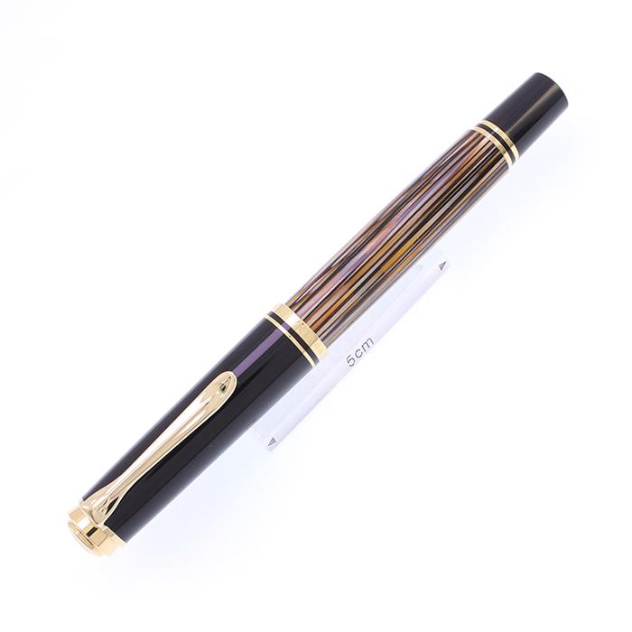 ペリカンスーベレーン M400 万年筆 (茶縞) M400BRW Fサイズ