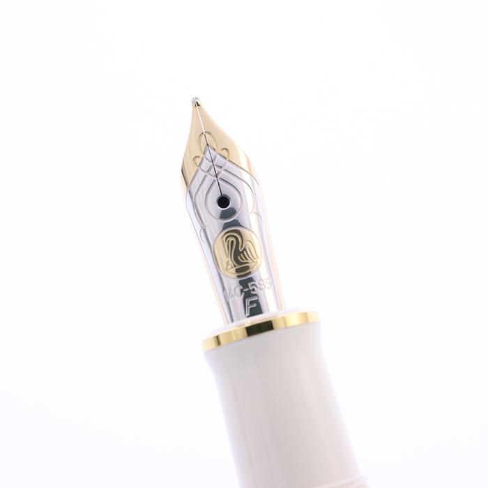 ペリカン スーベレーン バイオレットホワイト M600 Fニブ 万年筆