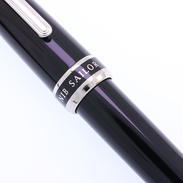 セーラー万年筆 万年筆 セーラー 長刀研ぎ シルバートリム 中細字 旧型