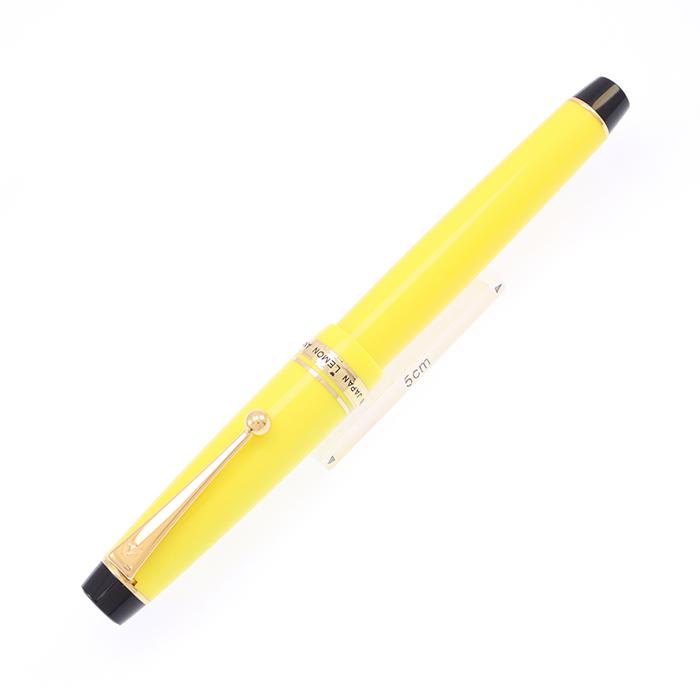 万年筆 丸善 丸善創業150周年記念 檸檬 -LEMON- 細字 中古-良上品 SAS対象