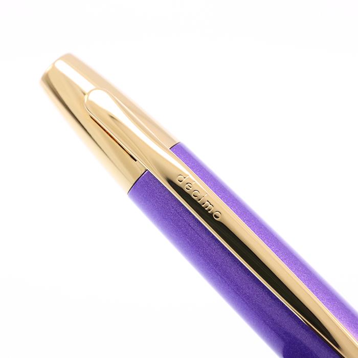 PILOT 万年筆 キャップレス 紫 k18 金 キャップレス 万年筆 ブラック 18K