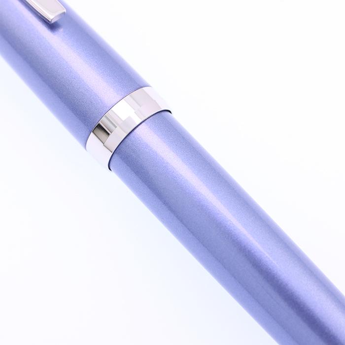 PILOT（パイロット） 万年筆 エラボー ライトブルー 軟中字 金属軸