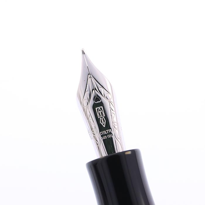デルタ 万年筆 ロミオ&ジュリエット フォーエバー ブラック 1K 14K/M