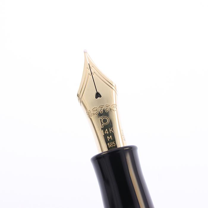 万年筆 プラチナ #3776 アカブライヤー 濃 中字 中古-良上品 SAS対象