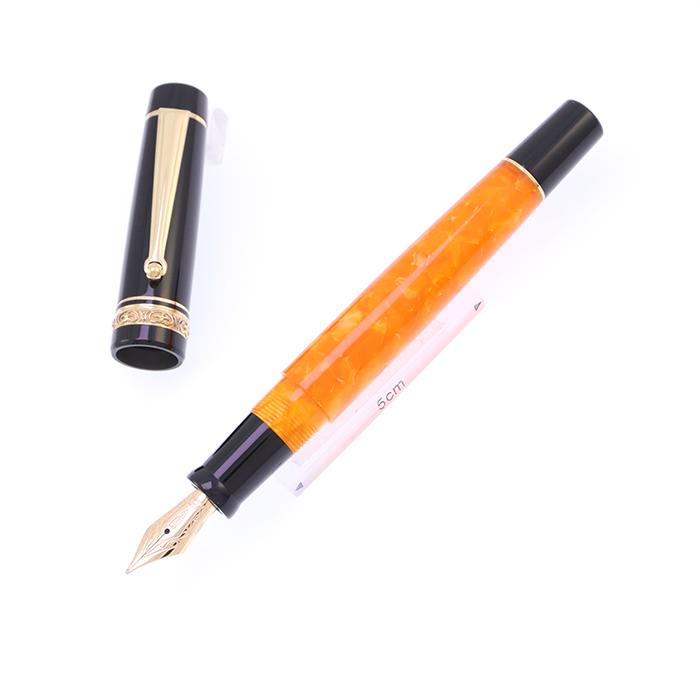 デルタ 万年筆 ドルチェビータ スリム バーメイル M 中古-良品 SAS対象