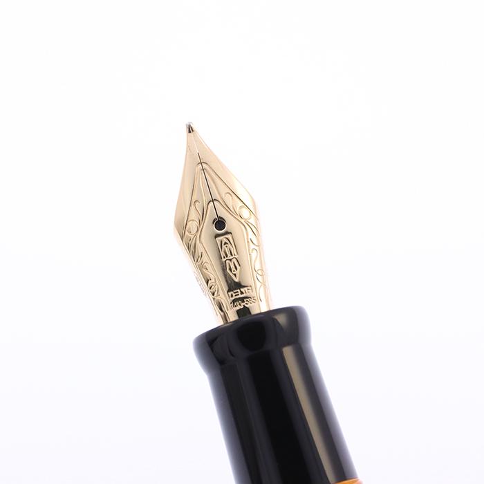 デルタ 万年筆 ドルチェビータ スリム バーメイル M 中古-良品 SAS対象