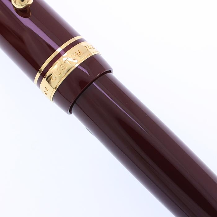 PILOT（パイロット） 万年筆 カスタム742 ディープレッド 太字 中古