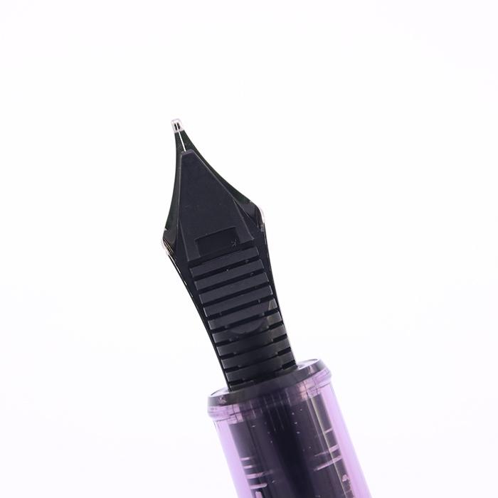 万年筆 プラチナ #3776 センチュリー 富士旬景 紫雲 太字 中古-美品