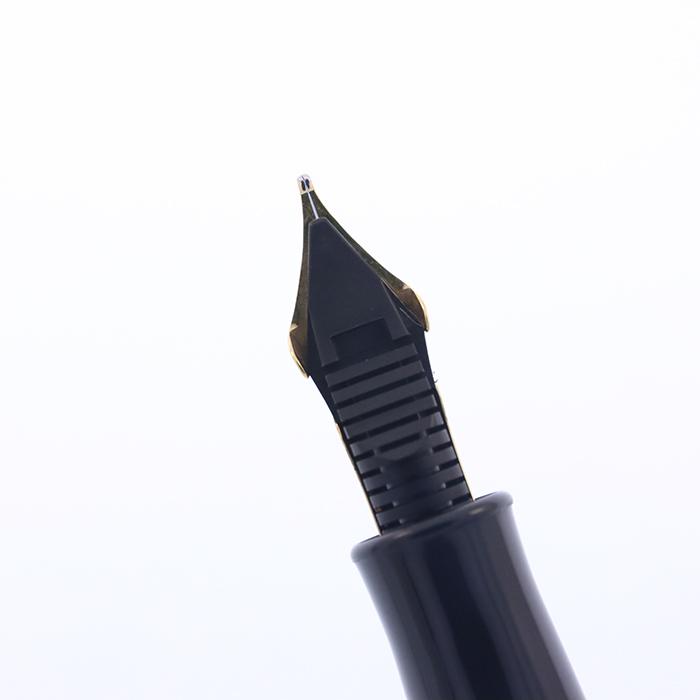 万年筆 中屋万年筆 ブライヤー 濃 光沢 廻り止め 虎 太字 ペン先特軟