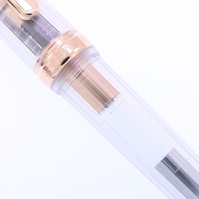 万年筆 プラチナ #3776 センチュリー NICEニース ロゼ 細字 中古-美品