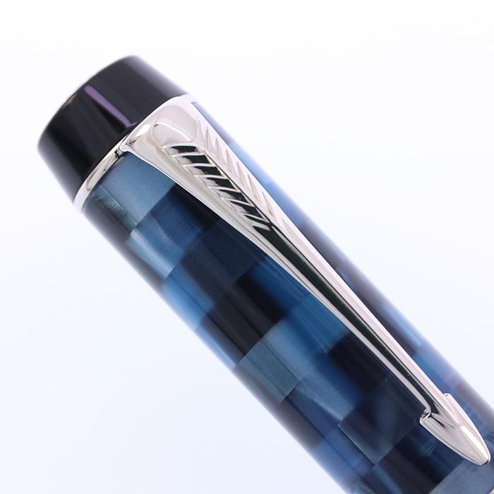 PARKER（パーカー） 万年筆 デュオフォールド チェック ブルーPT