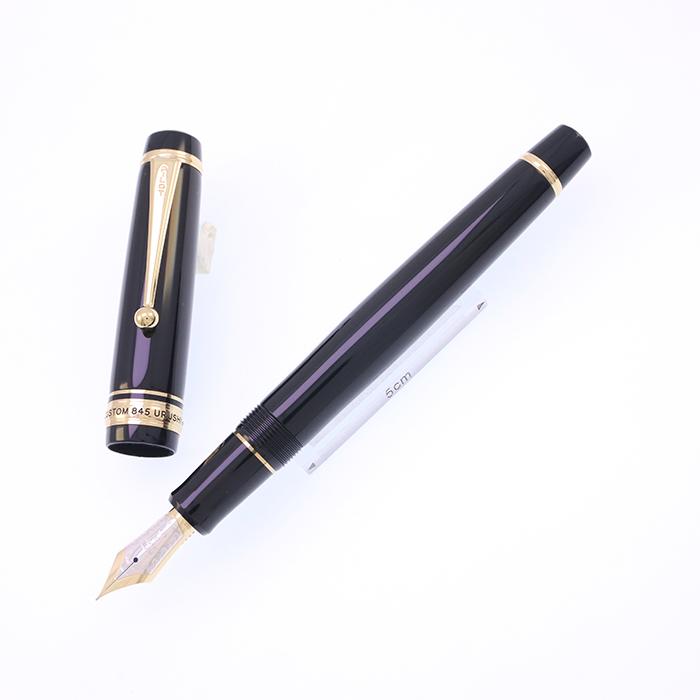 PILOT（パイロット） 万年筆 カスタム845 漆黒 細字 中古-良上品 SAS