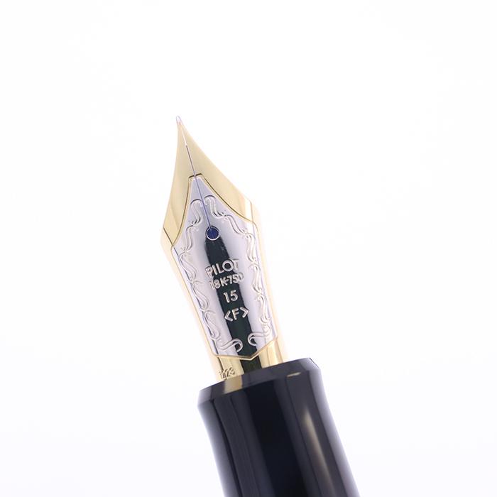 新品未使用 パイロット カスタム845 万年筆 ブラック 黒 字幅 細字 F 新品)PILOT パイロット 万年筆 カスタム845 漆黒（商品ID