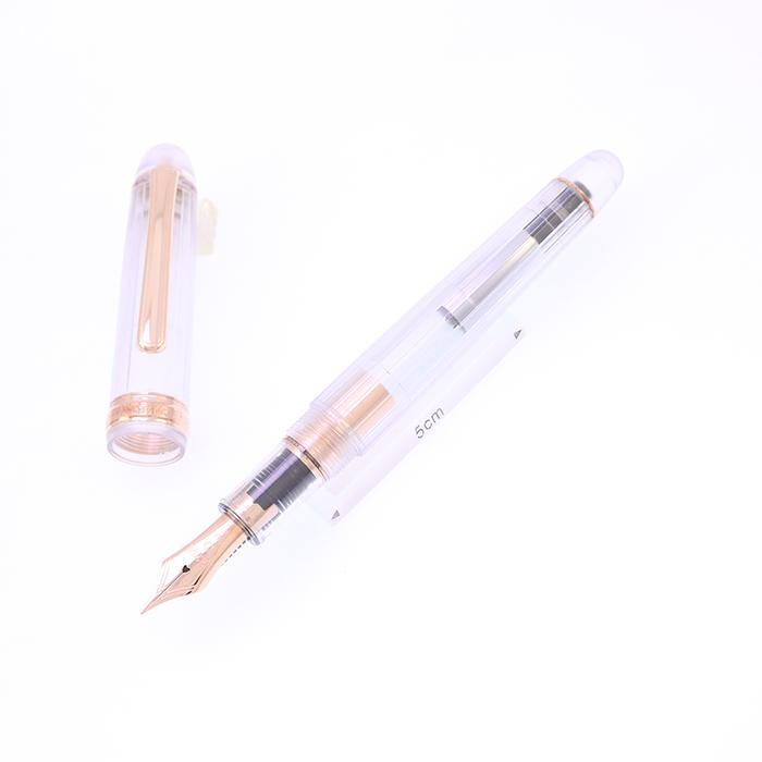 万年筆 プラチナ #3776 センチュリー NICEニース ロゼ 細字 中古-良