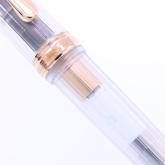 万年筆 プラチナ #3776 センチュリー NICEニース ロゼ 細字 中古-良