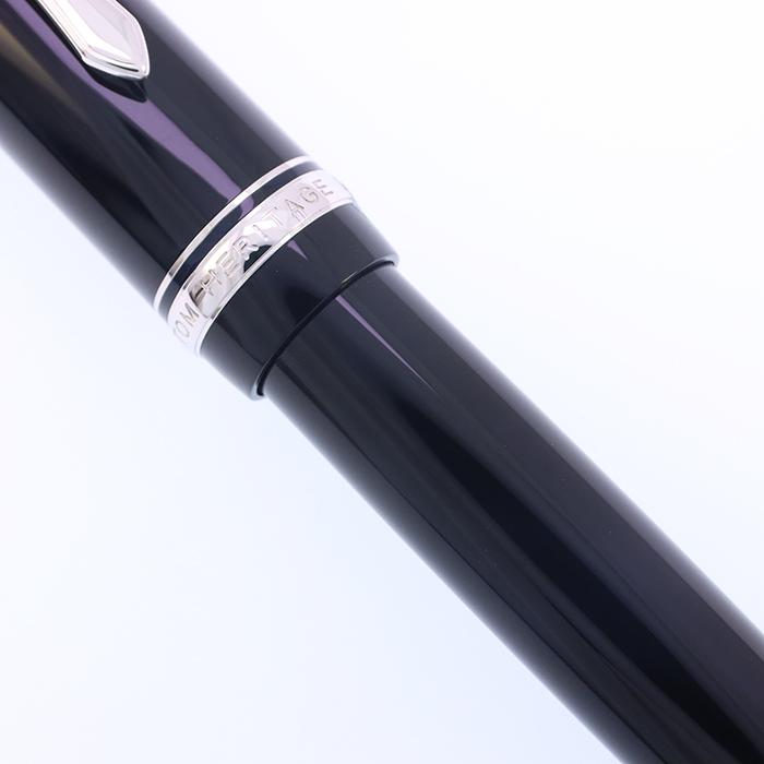 PILOT（パイロット） 万年筆 カスタム ヘリテイジ91 ブラック 中字