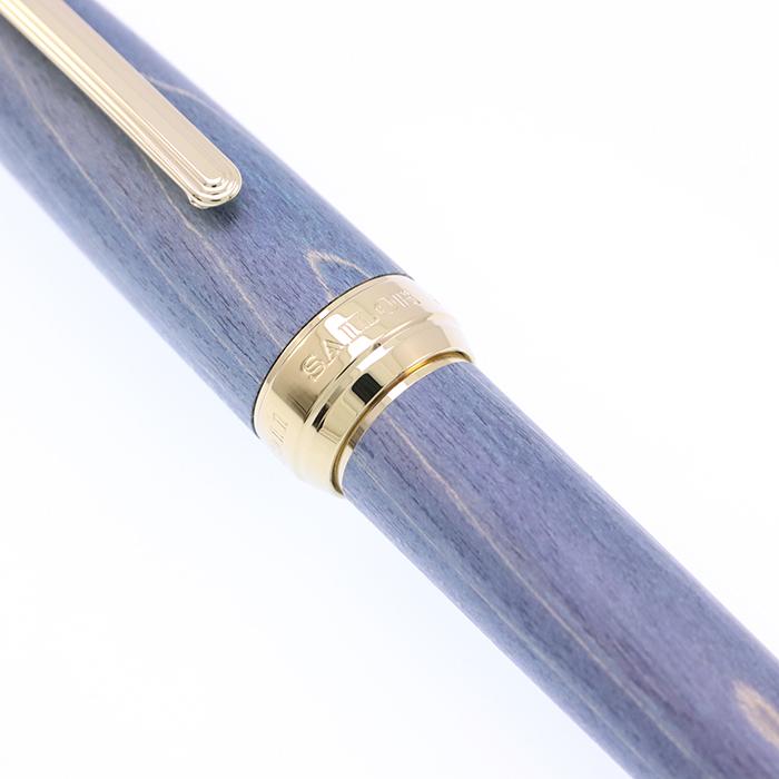 万年筆 SAILOR セーラー ハードメープル インディゴ 中細字 : KINGDOM