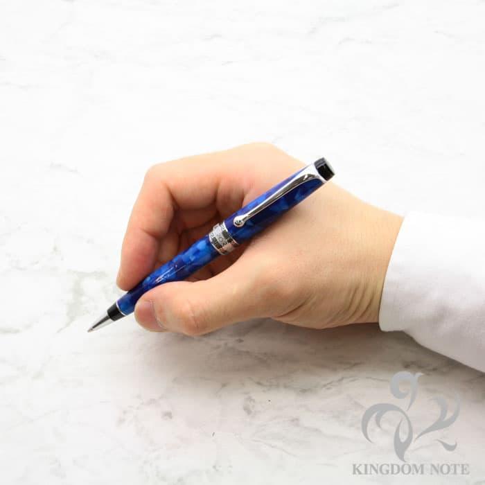 AURORA オプティマ ソリッドシルバー No.988 ボールペン 純銀 アウロラ