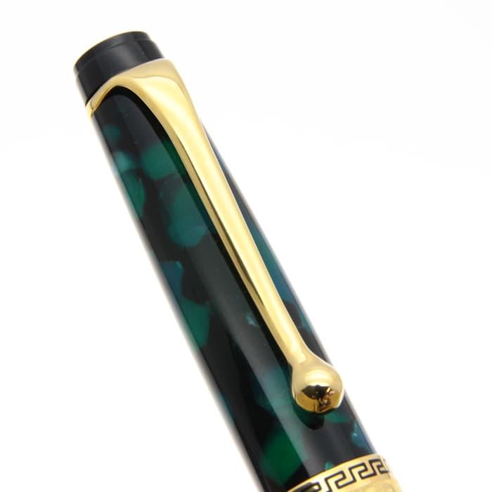 ボールペン AURORA アウロラ オプティマ グリーン : KINGDOM