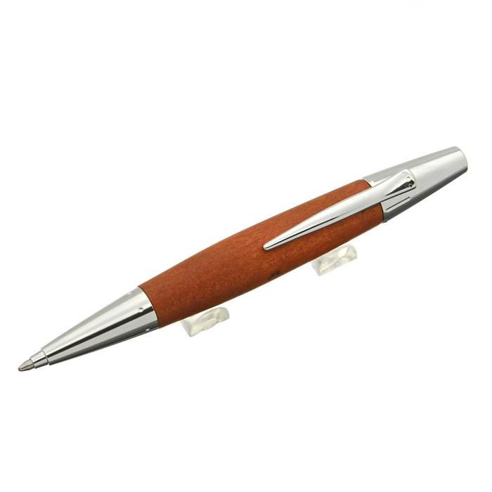 ボールペン FABER-CASTELL ファーバーカステル ボールペン エモーション ウッド＆クローム 梨の木 ブラウン |  | 01