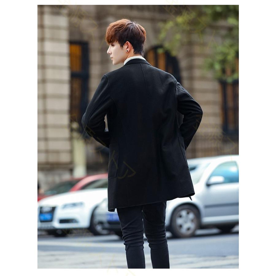 チェスターコート メンズ ビジネスジャケット ロング アウター メンズコート メルトン テーラードジャケット 紳士用 通勤 通学 細身 春 秋 冬 防風 防寒 Ajk597 金源ストア 通販 Yahoo ショッピング