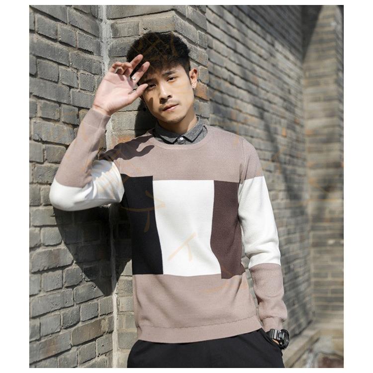 ニットセーター ニット メンズ 長袖 重ね着風 プルオーバー トップス パーカー セーター ファッション 韓国風 着やせ 防寒 春 秋 冬 Akn41 金源ストア 通販 Yahoo ショッピング