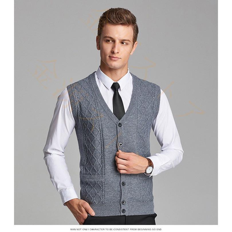 セーター ベスト メンズ ジレー ニットベスト 前開き 防寒 Vネック ビジネス 結婚式 パーティー 無地 カジュアル 成人式 秋 冬 Avest105 金源ストア 通販 Yahoo ショッピング