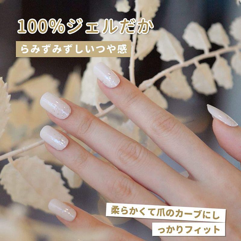 正規正規DANNI&TONI 薄型ジェルネイルシール 半硬化タイプ 手用防水2週間持続 自宅ネイルシール 無臭 SGS認定済み セルフジェルネイル ネイルアート ICE GEL アイスジェル ジェルブラシ ライナー(キャップ付き) IG-504S