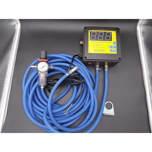 30日保証 自動タイヤ充填器 200V タイヤ交換 自動空気入れ エアゲージ