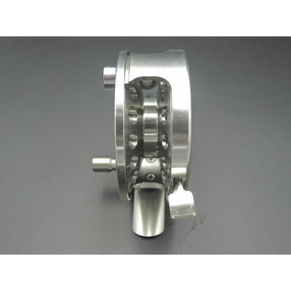 フライリール チヌ リール ガイド付き 小型 軽量 アルミ 錆び