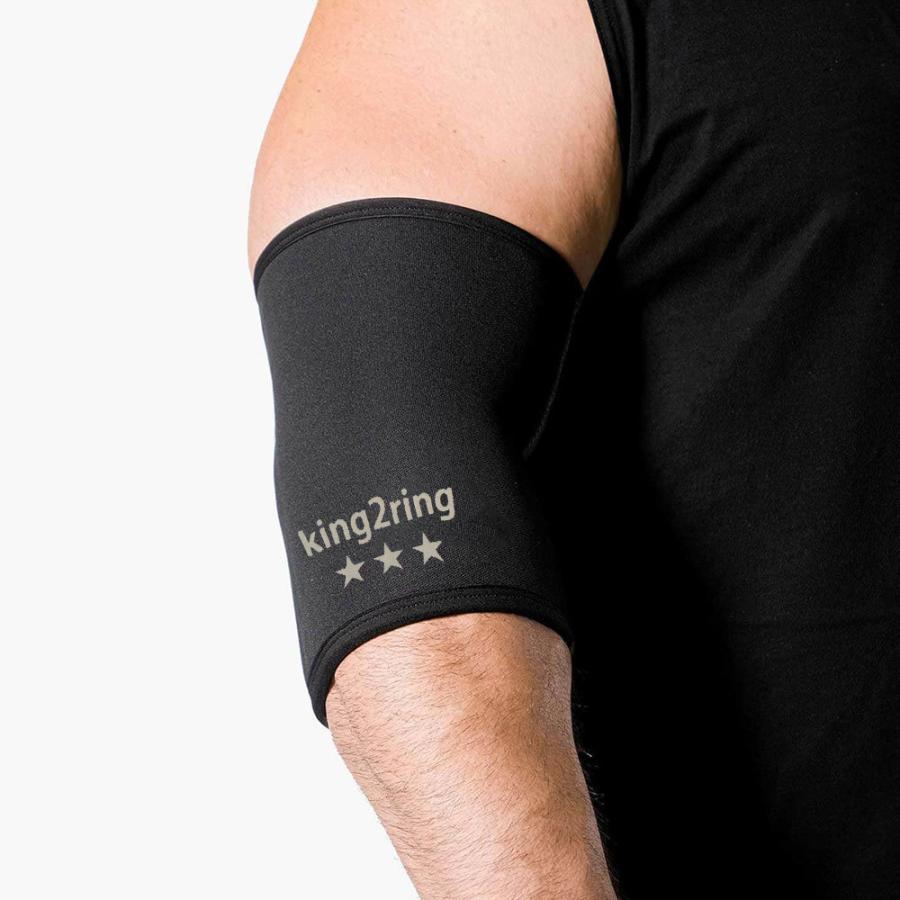 king2ring エルボースリーブ 筋トレ グッズ 器具 肘サポーター