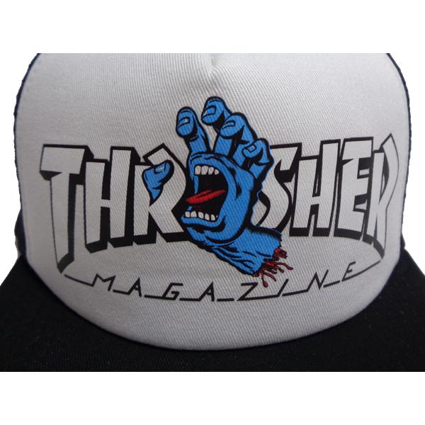 SANTA CRUZ CRUZ×THRASHER SCREAMING LOGO MESH TRUCKER サンタ