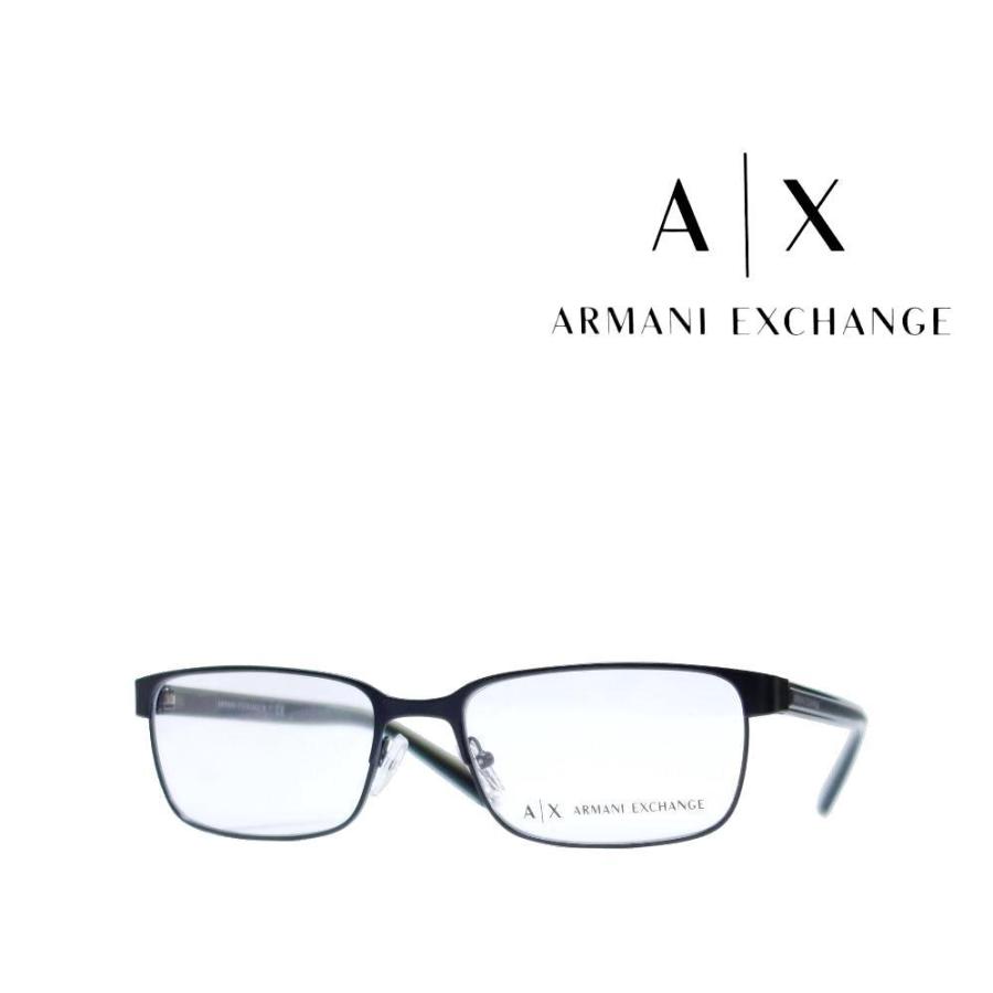 【ARMANI EXCHANGE】　アルマーニ　エクスチェンジ　メガネフレーム　AX1042　6063　マットブラック　国内正規品 | ARMANI EXCHANGE