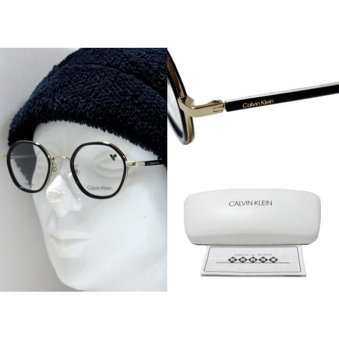 【Calvin Klein】　カルバンクライン　メガネフレーム　CK23123LB　001　ブラック・ゴールド　国内正規品 | Calvin Klein | 02