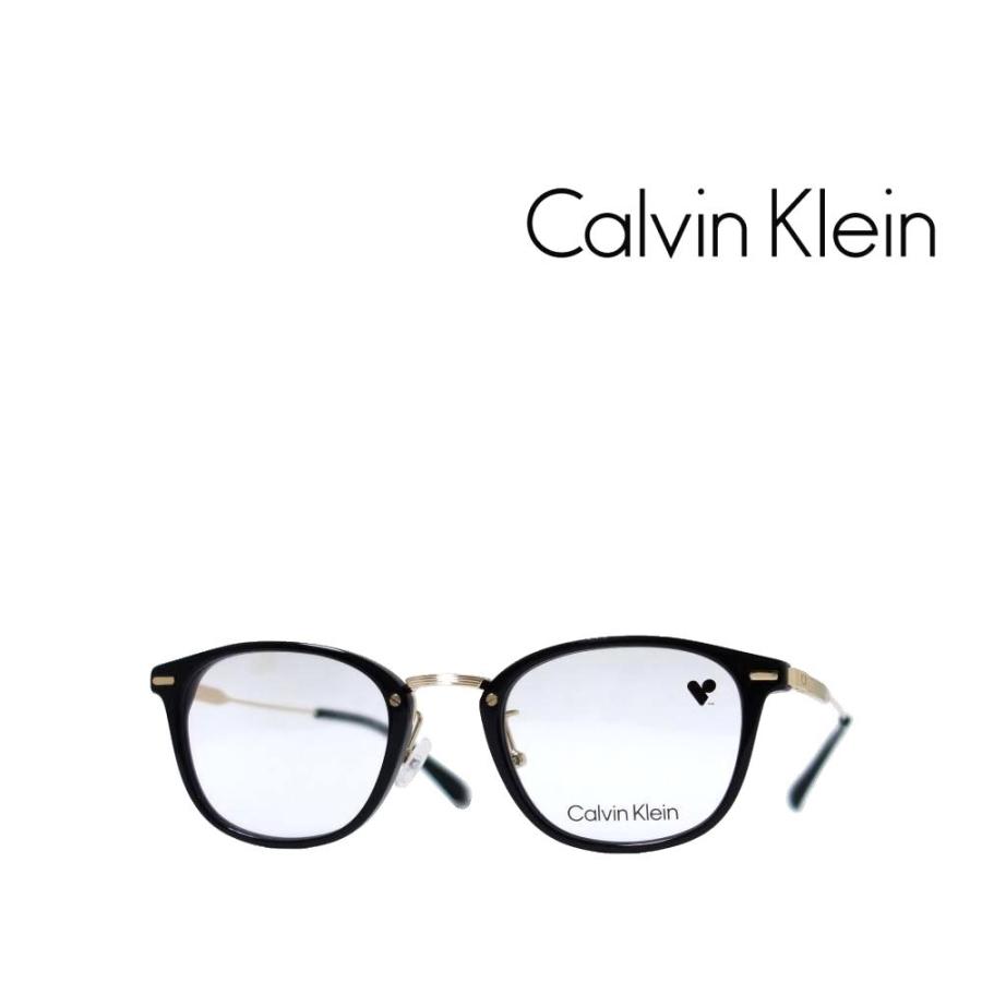 【Calvin Klein】　カルバンクライン　メガネフレーム　CK23554LB　001　ブラック・ゴールド　国内正規品 | Calvin Klein