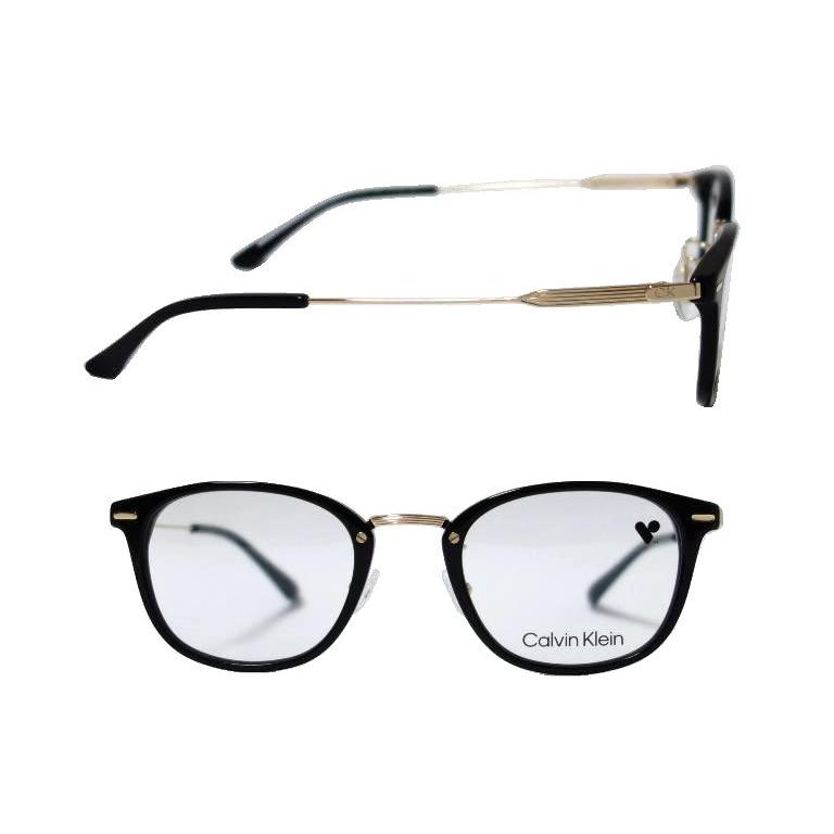 【Calvin Klein】　カルバンクライン　メガネフレーム　CK23554LB　001　ブラック・ゴールド　国内正規品 | Calvin Klein | 01