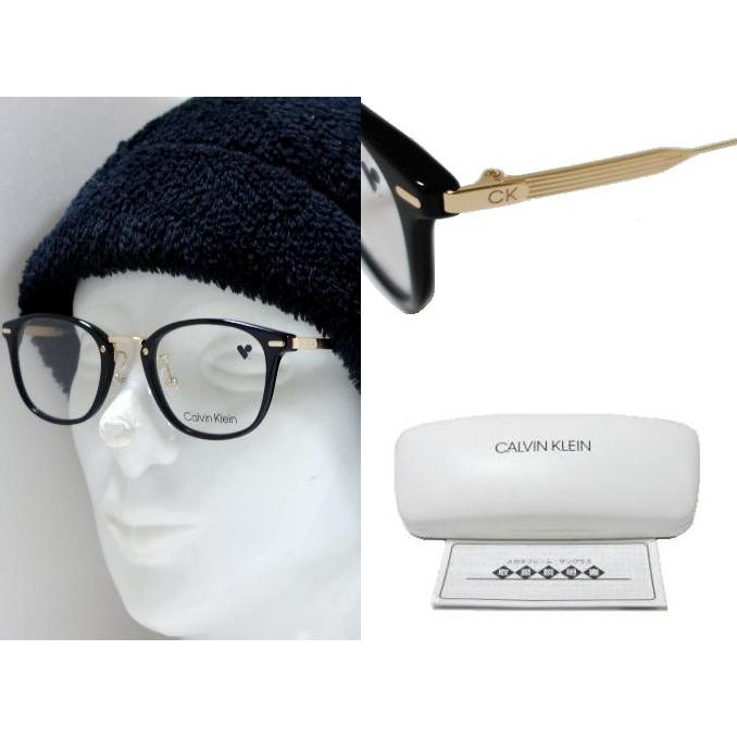 【Calvin Klein】　カルバンクライン　メガネフレーム　CK23554LB　001　ブラック・ゴールド　国内正規品 | Calvin Klein | 02