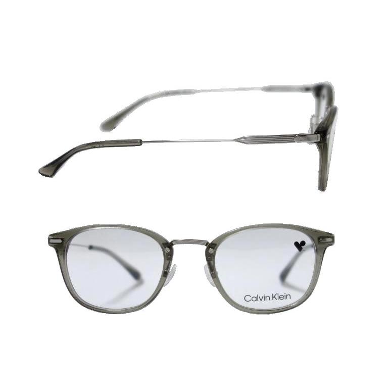 【Calvin Klein】　カルバンクライン　メガネフレーム　CK23554LB　320　オリーブ・シルバー　国内正規品 | Calvin Klein | 01
