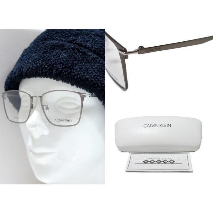 【Calvin Klein】　カルバンクライン　メガネフレーム　CK21137A　014　マットグレー　TITANUM製　国内正規品 | Calvin Klein | 02