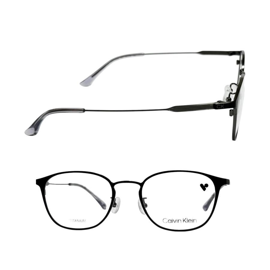 【Calvin Klein】　カルバンクライン　メガネフレーム　CK23120LB　001　ブラック/ガンメタル　TITANUM製　国内正規品 | Calvin Klein | 01