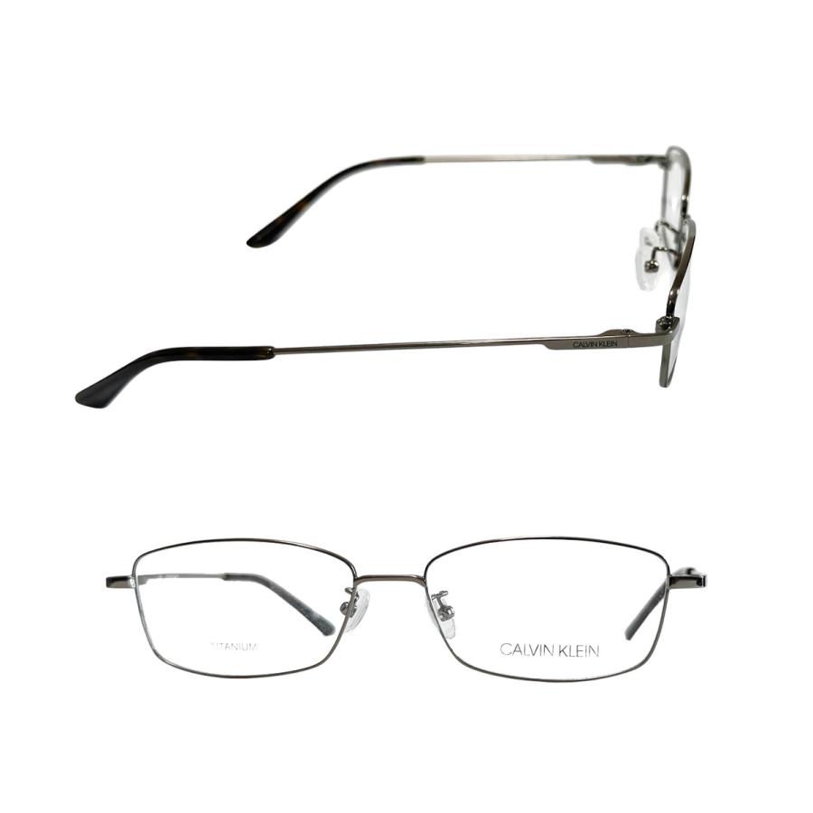 【Calvin Klein】　カルバンクライン　メガネフレーム　CK21114A　008　ライトグレー　TITANUM製　国内正規品 | Calvin Klein | 01