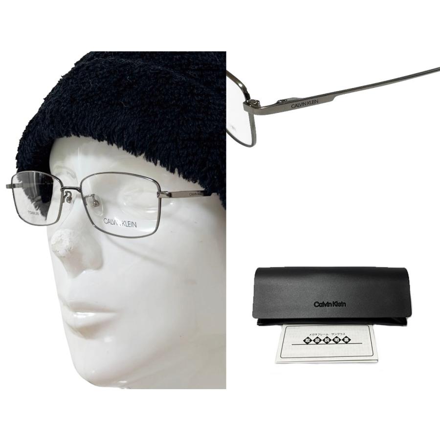 【Calvin Klein】　カルバンクライン　メガネフレーム　CK21114A　008　ライトグレー　TITANUM製　国内正規品 | Calvin Klein | 02
